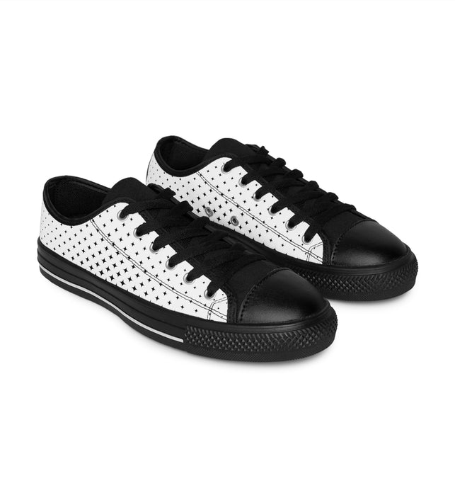 Women's Sneakers White & Black - SportsGO