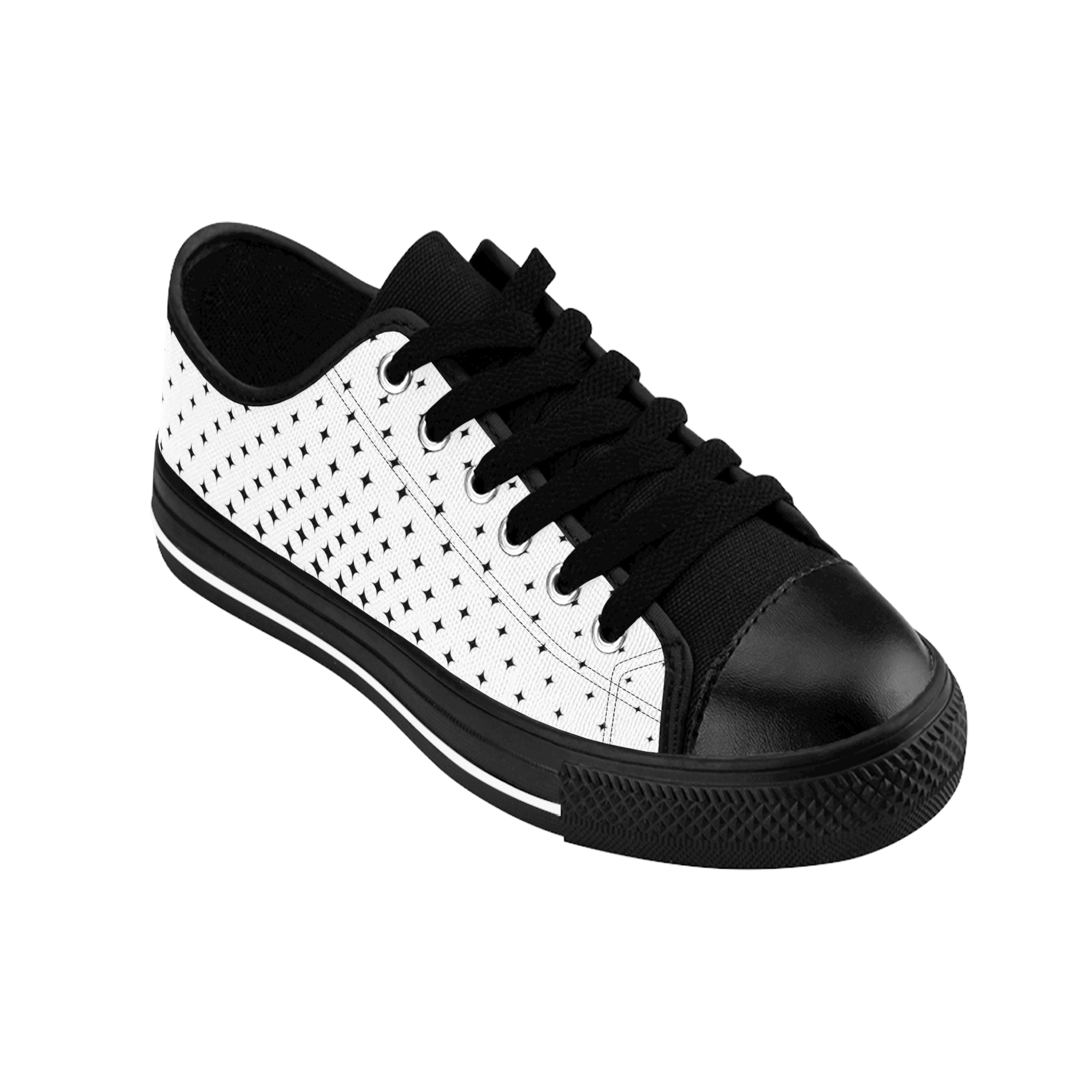 Women's Sneakers White & Black - SportsGO