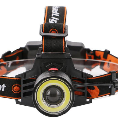 LED Headlamp 4 Modes Zoomable  Camping  XM-L 1T6+COB 10000lm 18650 - SportsGO