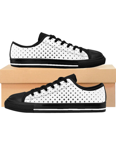 Women's Sneakers White & Black - SportsGO