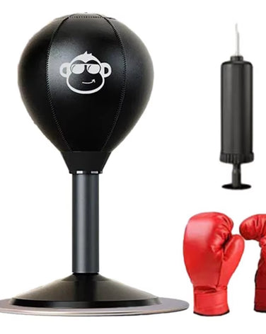 Punching Bag Desktop Punching Bag Stress Buster with Suction Cup Desk Table Boxing Punch Ball Suction Cup Reduce Tension Toys