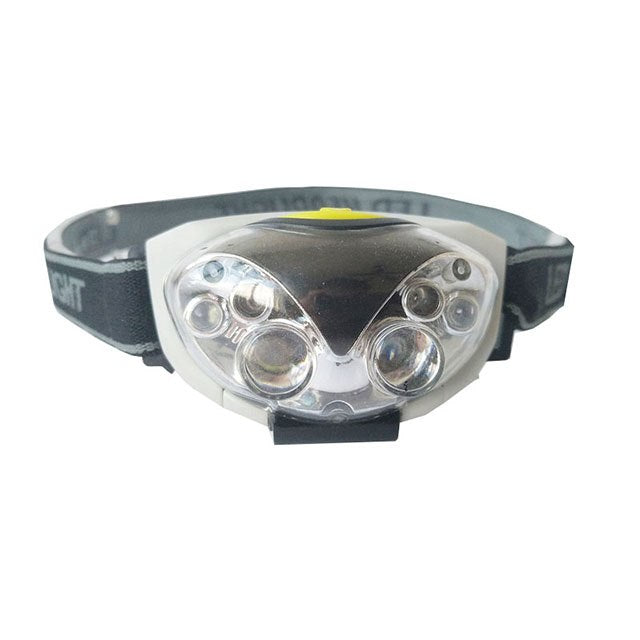 LED Headlight Head Bike Lamp Light Infrared Ray Mini Waterproof 800Lm 3 Modes 3xAAA battery Headlamp With Headband - SportsGO