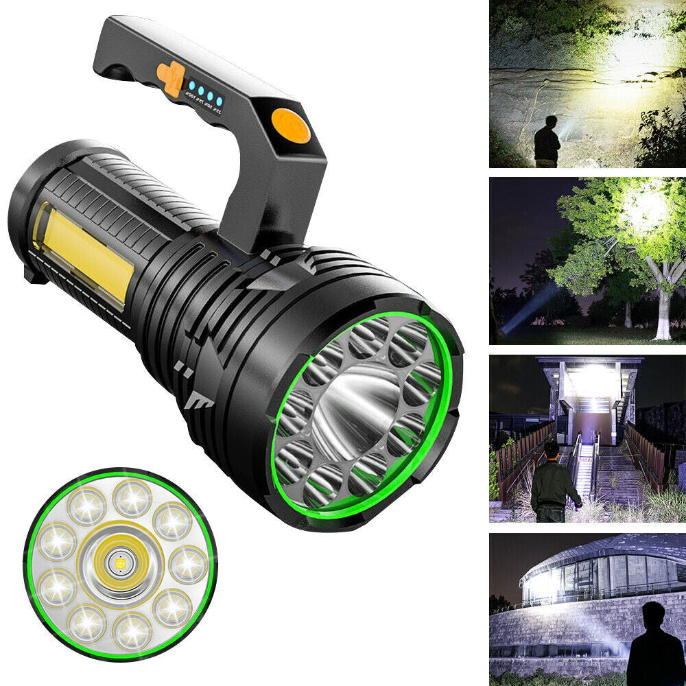 Strong Light Portable Light Flashlight Multi-Function Rechargeable Waterproof Searchlight Outdoor Emergency USB Outdoor Light - SportsGO