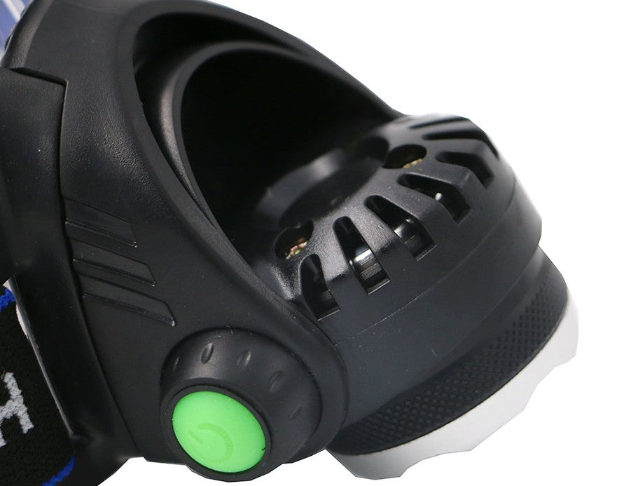 3800LM XM-L T6 LED Headlamp Zoomable Headlight Waterproof  Torch Flashlight - SportsGO