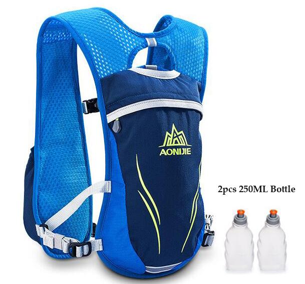 AONIJIE Running Marathon Hydration Nylon 5.5L Outdoor Running Bags Hiking Backpack Vest Marathon Cycling Backpack - SportsGO