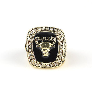 Basketball Championship Ring 1991V Bulls National Basketball Championship Ring - SportsGO