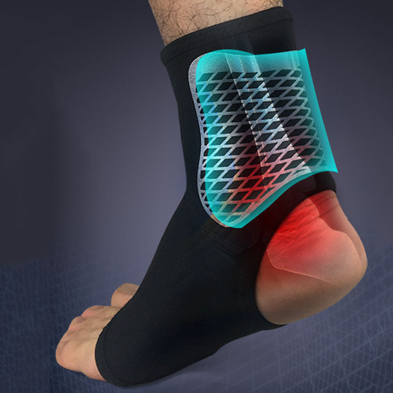 1pcs Ankle Support Compression Strap Achilles Tendon Brace Sprain Protect Ankle Brace Support Pad Adjustable Ankle Protector Football - SportsGO