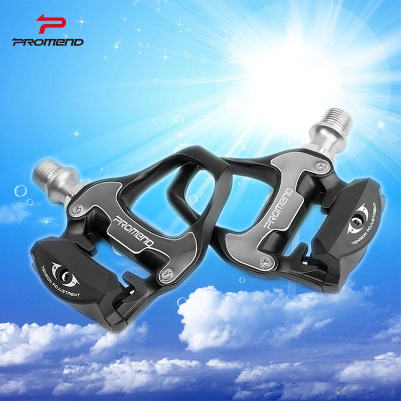 PROMEND  Road Bike Bicycle Self-locking Pedals Ultralight Aluminum Alloy 2 Sealed Bearing  Pedal Cycling Part - SportsGO
