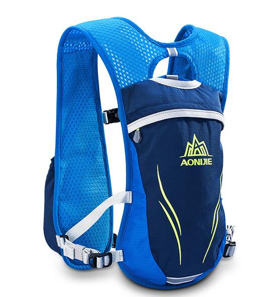 AONIJIE Running Marathon Hydration Nylon 5.5L Outdoor Running Bags Hiking Backpack Vest Marathon Cycling Backpack - SportsGO