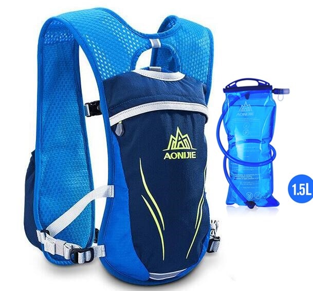 AONIJIE Running Marathon Hydration Nylon 5.5L Outdoor Running Bags Hiking Backpack Vest Marathon Cycling Backpack - SportsGO