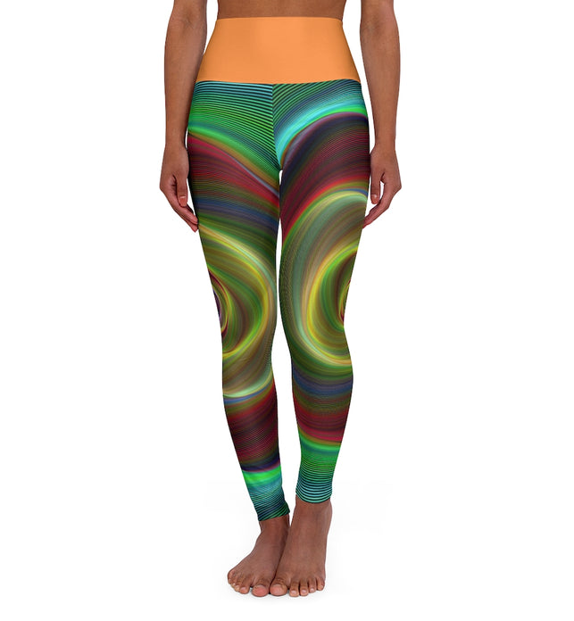 High Waisted Yoga Leggings - SportsGO