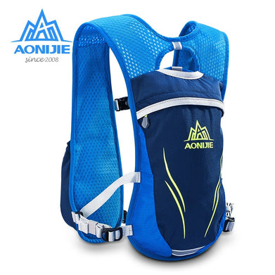 AONIJIE Running Marathon Hydration Nylon 5.5L Outdoor Running Bags Hiking Backpack Vest Marathon Cycling Backpack - SportsGO