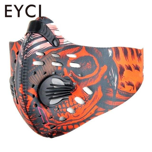 Men/Women Activated Carbon Dust-proof Cycling Face Mask Anti-Pollution Bicycle Bike Outdoor Training mask face shield - SportsGO
