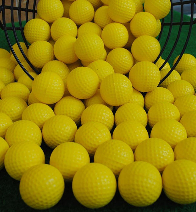 12Pcs Foam Practice Golf Balls Yellow Green Orange Golf Training Balls Outdoor Indoor Putting Green Target Backyard Swing Game - SportsGO