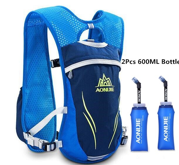 AONIJIE Running Marathon Hydration Nylon 5.5L Outdoor Running Bags Hiking Backpack Vest Marathon Cycling Backpack - SportsGO