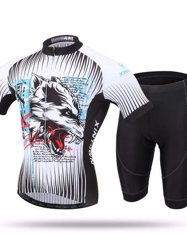 XINTOWN Breathable Anti-Sweat Short Sleeve Cycling Sets Clothes Jerseys Bib Shorts Bike Ropa Ciclismo Bicycle  YELANG - SportsGO