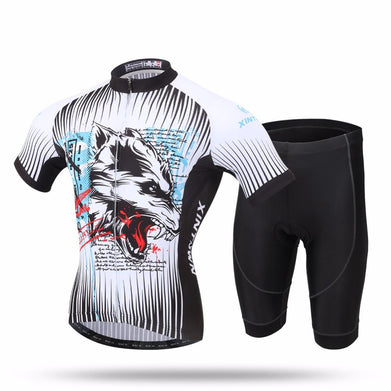 XINTOWN Breathable Anti-Sweat Short Sleeve Cycling Sets Clothes Jerseys Bib Shorts Bike Ropa Ciclismo Bicycle  YELANG - SportsGO