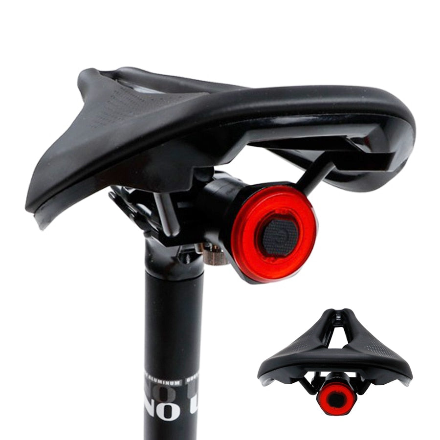 Smart Bicycle Rear Light Auto Start/Stop Brake Sensing IPx6 Waterproof USB Charge cycling Tail Taillight Bike LED Light - SportsGO