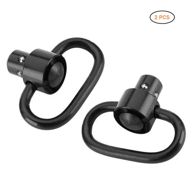 2 pcs Push Button Quick Detach Release Button Strap Ring Holder QD Sling Swivel Scope Mount Ring - SportsGO