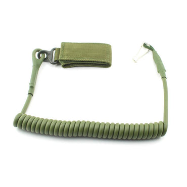 Molle Airsoft Coil Sling Military Elastic Belt Spring Strap - SportsGO