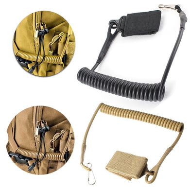 Molle Airsoft Coil Sling Military Elastic Belt Spring Strap - SportsGO