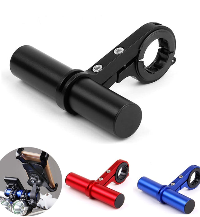 Bike Handlebar Extender Extension Carbon Fiber Bracket Aluminum Alloy Clamp For Bicycle Speedometer Headlight Light Lamp Holder - SportsGO