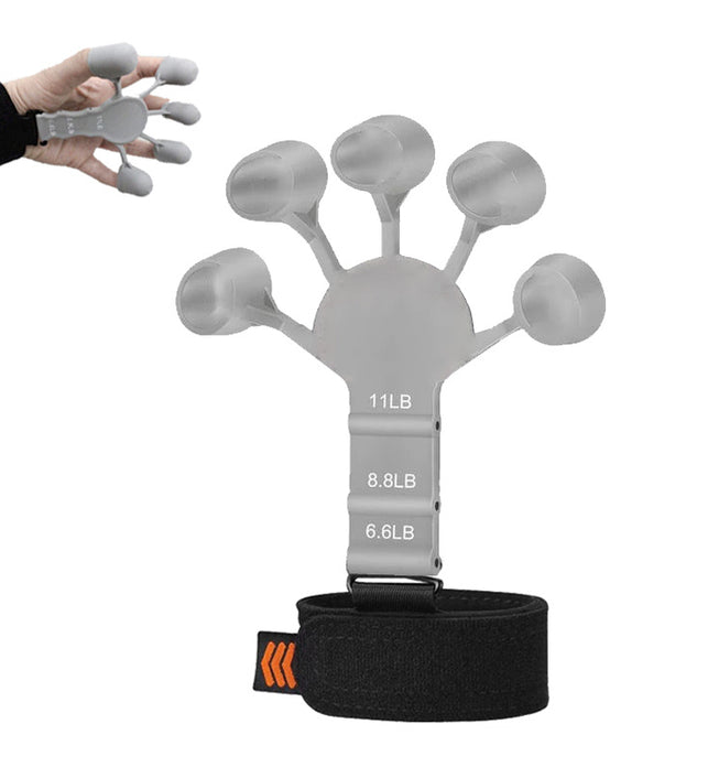 Finger Gripper Guitar Finger Exerciser 6 Resistant Strength Trainer Recovery Physical Equipment Hand Strengthener for Patients - SportsGO