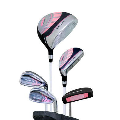 11-13 years old child's RH golf club 5-piece set pink - SportsGO