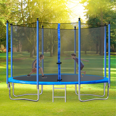 10FT TRAMPOLINE (STEEL TUBE; LADDER) - SportsGO