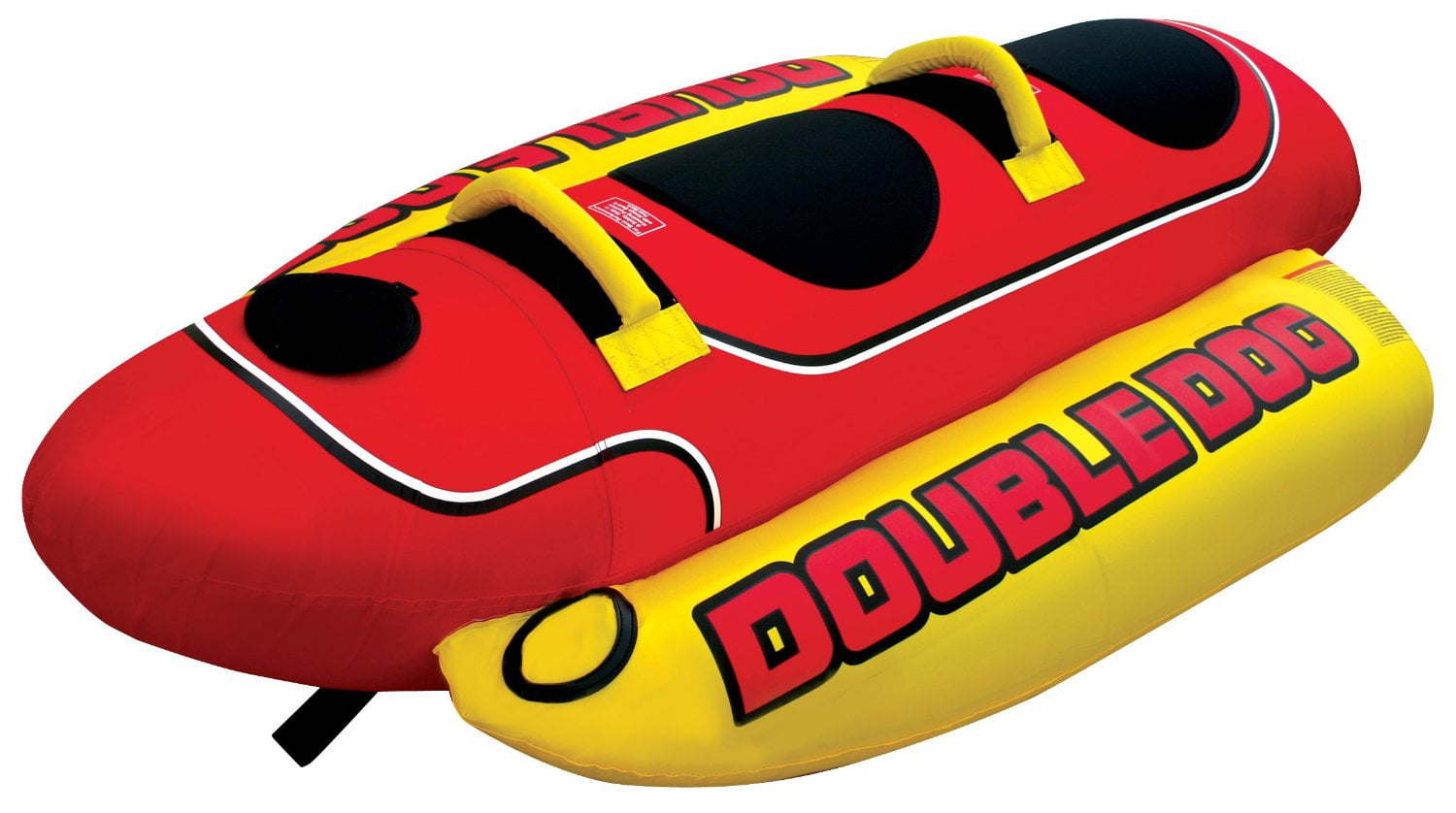 Airhead Double Dog 1 to 2 Rider Inflatable Towable Tube - SportsGO