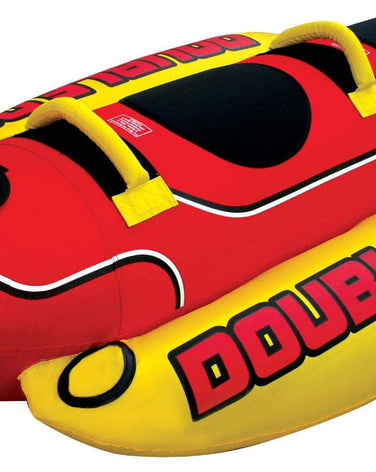 Airhead Double Dog 1 to 2 Rider Inflatable Towable Tube - SportsGO