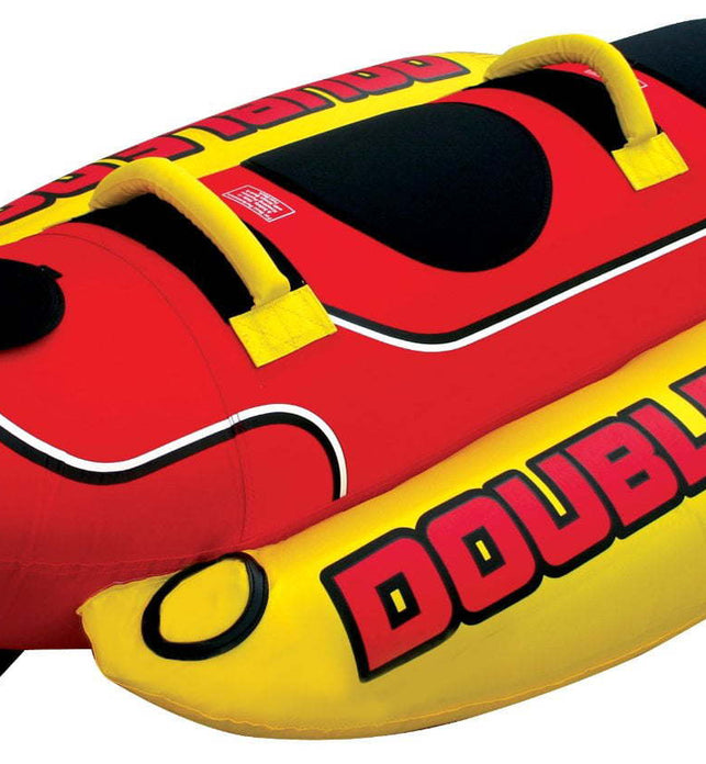 Airhead Double Dog 1 to 2 Rider Inflatable Towable Tube - SportsGO